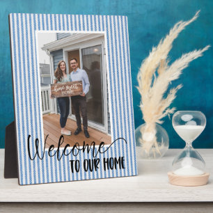 Welcome Home Custom Photo Plaque