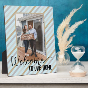 Welcome Home Custom Photo Plaque