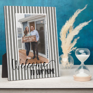 Welcome Home Custom Photo Plaque
