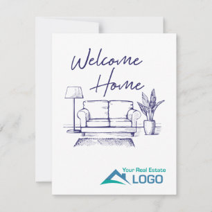 Welcome Home Custom Real Estate Card
