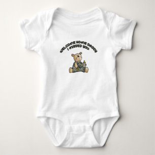 Welcome Home Daddy (Boys) Baby Bodysuit