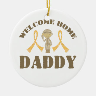 Welcome Home Daddy Ceramic Tree Decoration