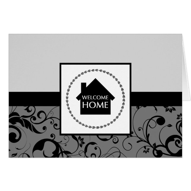 welcome home damask (Front Horizontal)