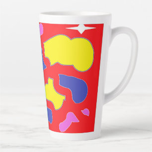 Welcome home dsigned for you red and yellow loud latte mug