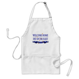 Welcome Home Fist of the Fleet Standard Apron