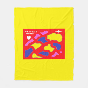 WELCOME HOME FOR LOVED ONES AND FREINDS FLEECE BLANKET