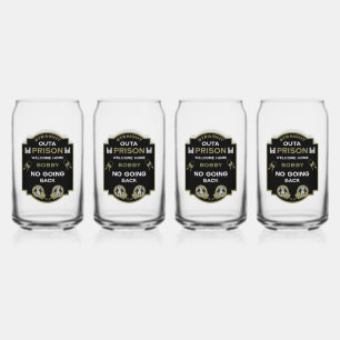Welcome Home From Prison Can Glass
