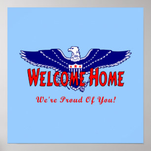 Welcome Home From The Military Poster