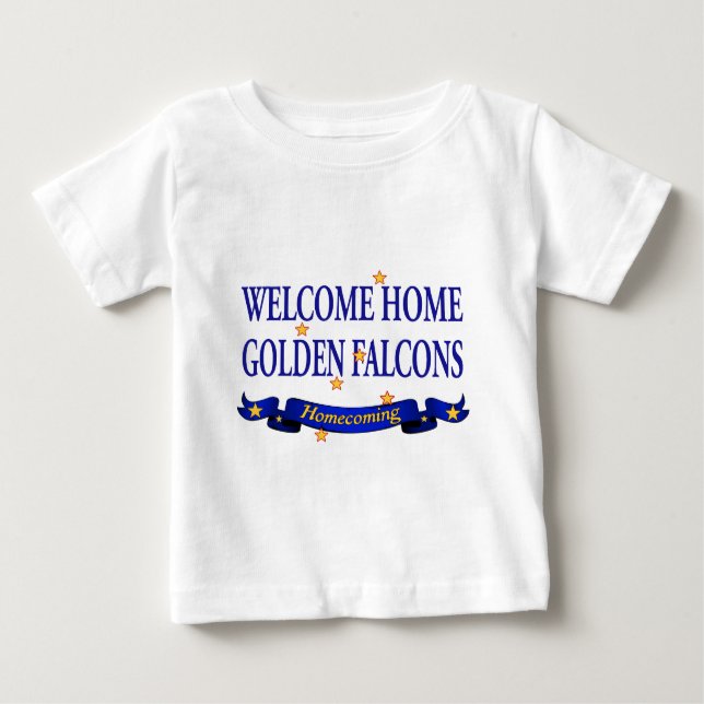Welcome Home Golden Falcons Baby T-Shirt (Front)