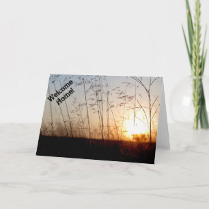 Welcome Home! Greeting card