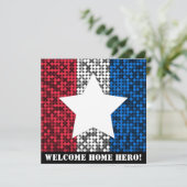 "Welcome Home Hero" Invitation (Standing Front)