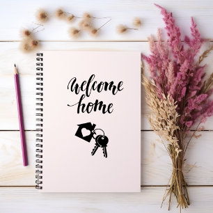 Welcome Home House Key New Home Buyer Notebook