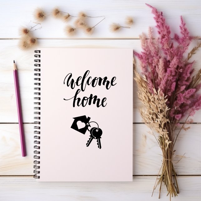 Welcome Home House Key New Home Buyer Notebook (Creator Uploaded)