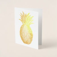 Welcome Home Housewarming Golden Pineapple