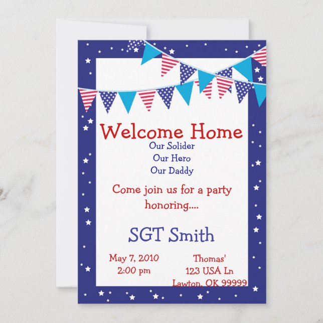 welcome Home Invitations (Front)