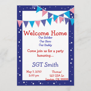 welcome Home Invitations