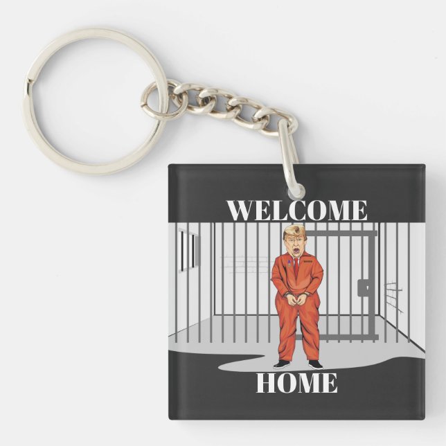 Welcome Home Keychain (Front)