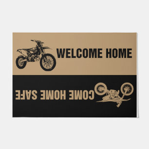Welcome Home Mat, Biker's Gift, Biking Doormat