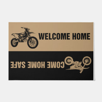 Welcome Home Mat, Biker's Gift, Biking Doormat