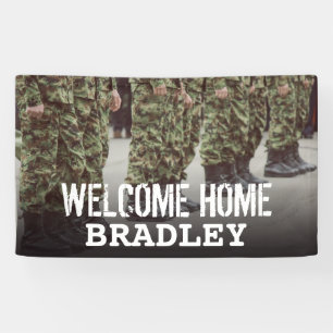 Welcome Home   Military Soldier Banner