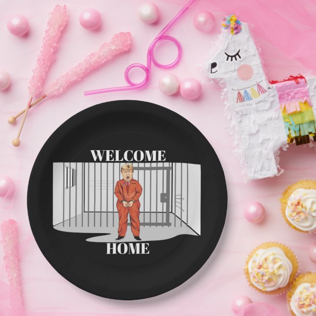 Welcome Home Paper Plate (Party)