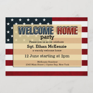 Welcome Home party Invitation