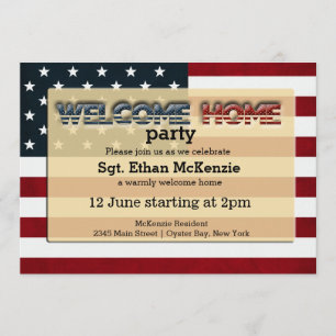 Welcome Home party Invitation