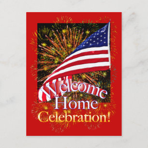 Welcome Home Party Invitations for Military