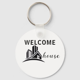 Welcome Home Real Estate Client Promo Keychains