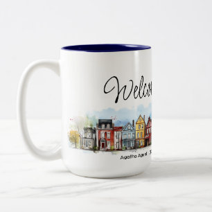 Welcome Home Real Estate Closing Gift Two-Tone Coffee Mug