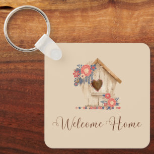 Welcome Home Realtor Congratulations Key Ring