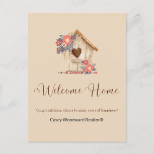 Welcome Home Realtor Congratulations  Postcard