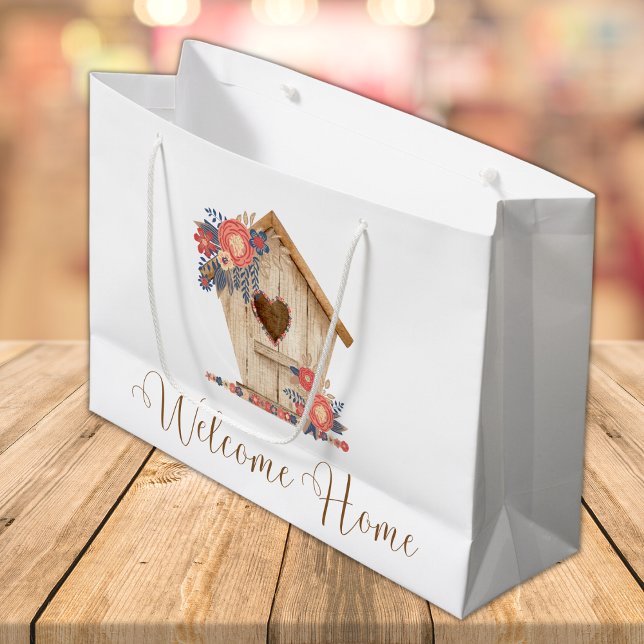 Welcome Home Realtor Personalised  Large Gift Bag (Creator Uploaded)