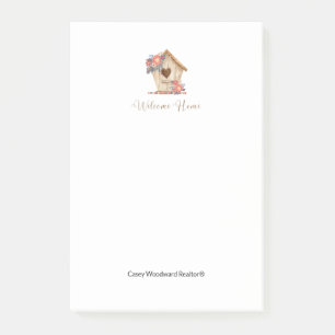 Welcome Home Realtor Personalised   Post-it Notes