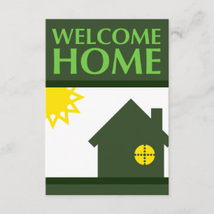 welcome home (shapes) invitation