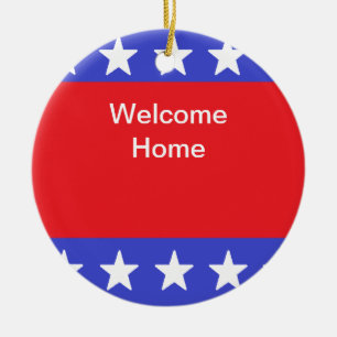 "Welcome Home Soldier"  Ornament