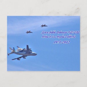 Welcome Home,Space shuttle Endeavor_Postcard Postcard