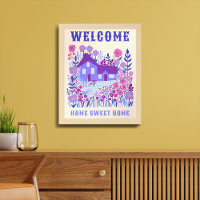 WELCOME HOME SWEET HOME Farmhouse Flowers CUSTOM