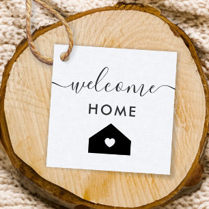 Welcome Home Tag, Realtor Client Gift, Favour Tags