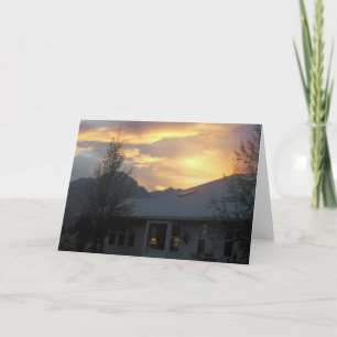 Welcome Home/The Light Is On For You Holiday Card
