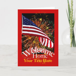 Welcome Home Troops Greeting Card