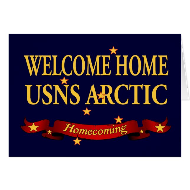 Welcome Home USNS Arctic (Front Horizontal)
