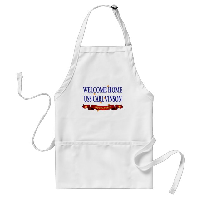 Welcome Home USS Carl Vinson Standard Apron (Front)