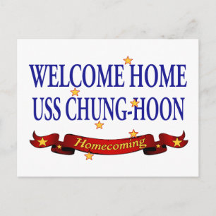 Welcome Home USS Chung-Hoon Postcard