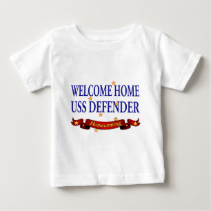Welcome Home USS Defender Baby T-Shirt