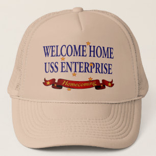 Welcome Home USS Enterprise Trucker Hat