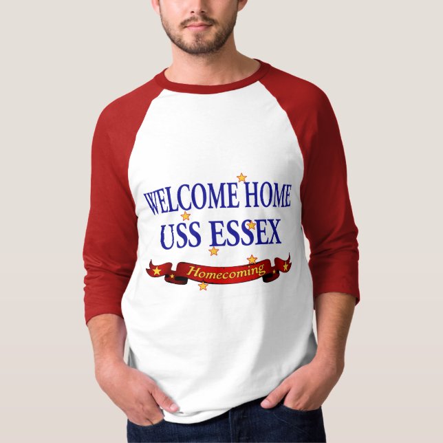 Welcome Home USS Essex T-Shirt (Front)