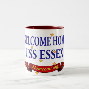 Welcome Home USS Essex Two-Tone Coffee Mug