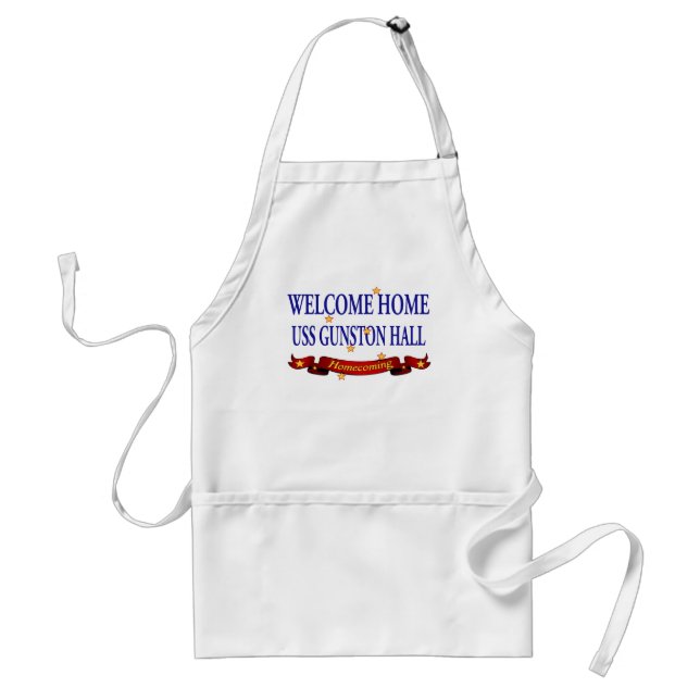 Welcome Home USS Gunston Hall Standard Apron (Front)