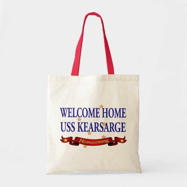 Welcome Home USS Kearsarge Tote Bag (Front)